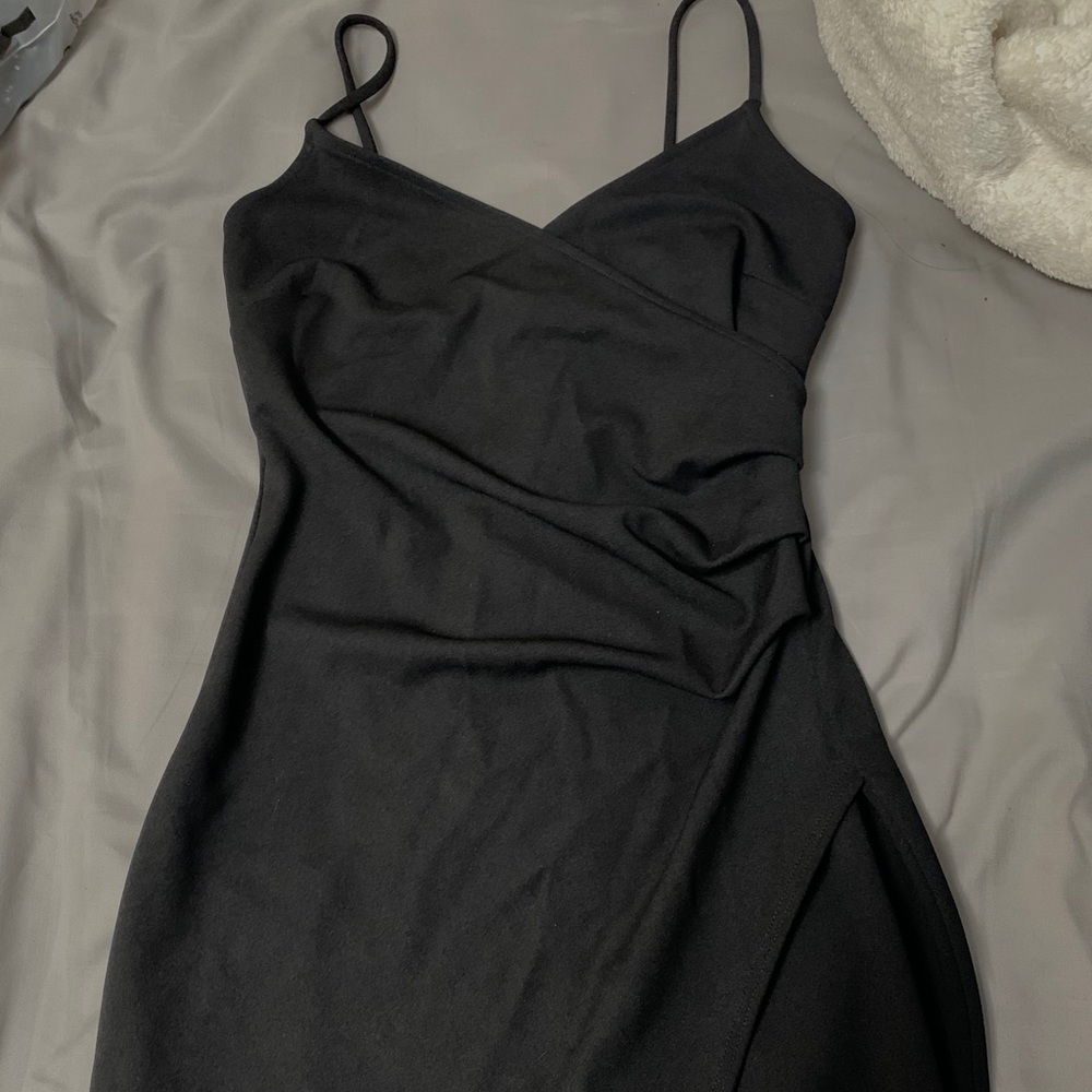 black dress